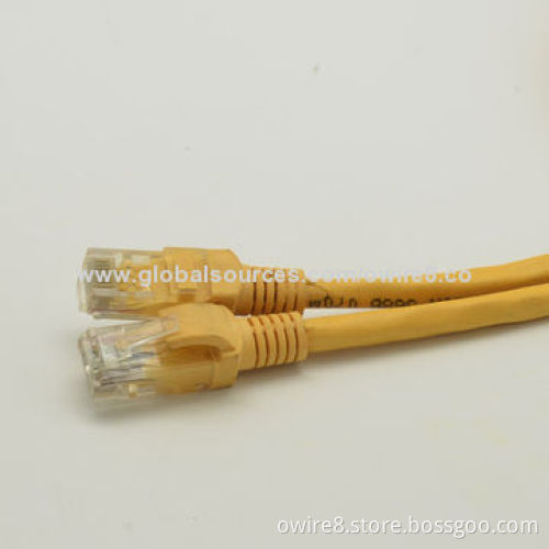 New PVC Jacket UTP CAT5e Patch Cable with Fluke Test